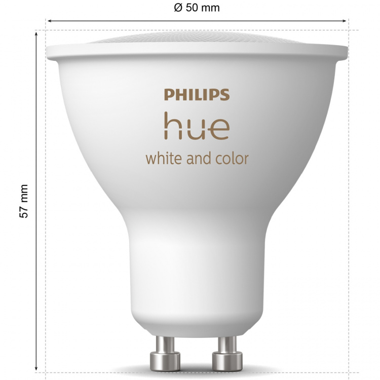 Philips Hue White and Colour Ambiance GU10 400lm 1-pk Philips Hue White and Colour Ambiance GU10 400lm 1-pk