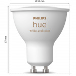 Philips Hue Hue White and Colour Ambiance GU10 400lm 2-pk Philips Hue Hue White and Colour Ambiance GU10 400lm 2-pk