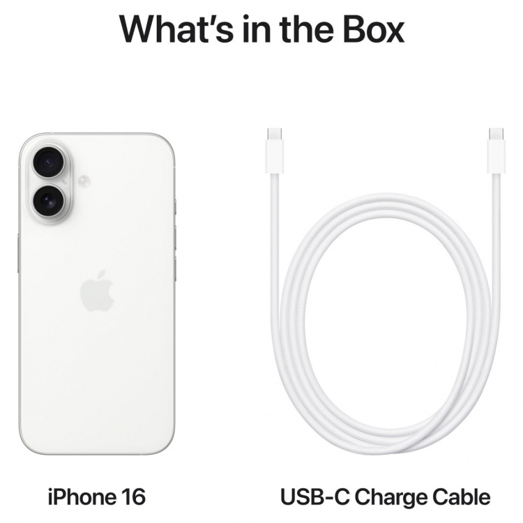 Apple iPhone 16 256 GB Hvit