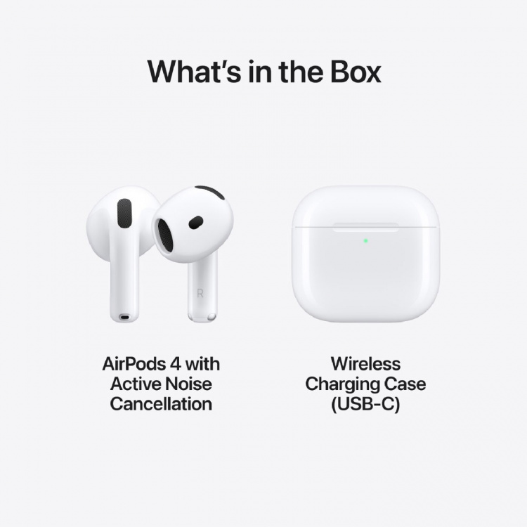 Apple AirPods 4 med aktiv støyreduksjon Apple AirPods 4 med aktiv støyreduksjon