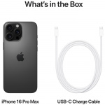 Apple iPhone 16 Pro Max 256 GB svart titan
