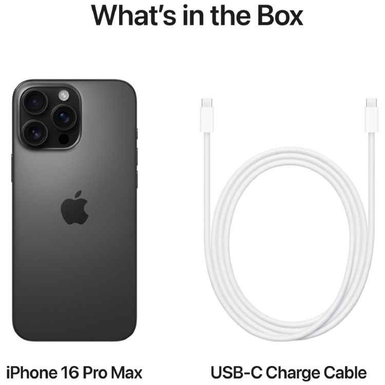 Apple iPhone 16 Pro Max 512 GB svart titan