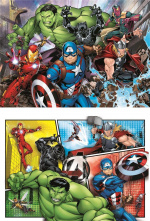 Clementoni 2x60 puslespill Kids Avengers