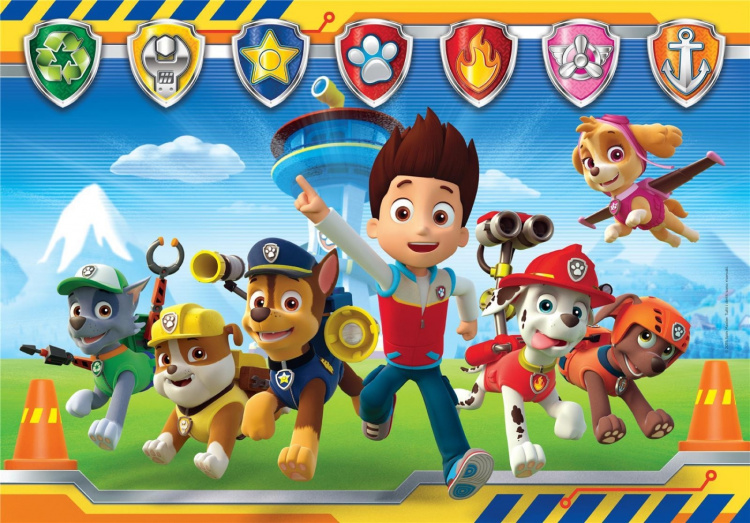 Clementoni 104 brikker Puslespill Barn Paw Patrol