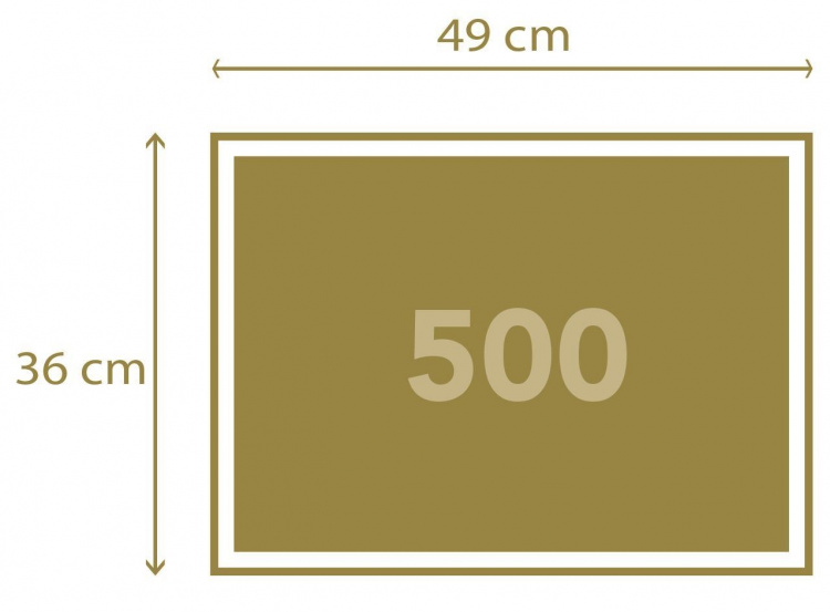 Clementoni 500 brikker av høy kvalitet African Sunset Collection