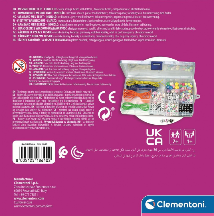 Clementoni Crazy Chic Message-armbånd