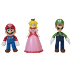 JAKKS Pacific Super Mario 4 tommers figursett Mushroom Kingdom