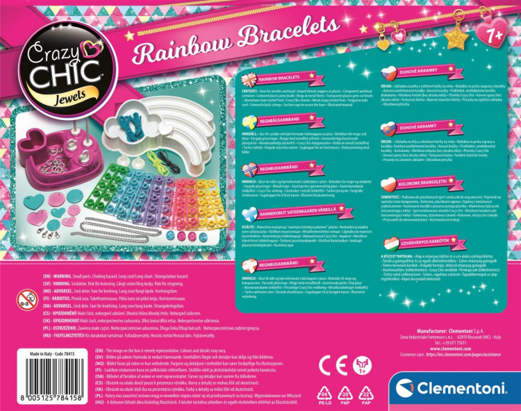 Clementoni Crazy Chic Rainbow Armbånd