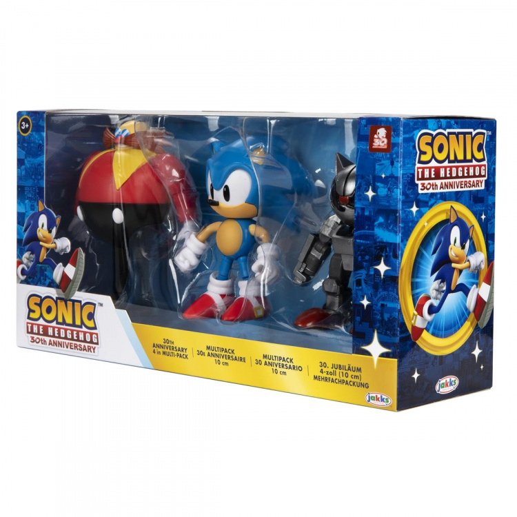 JAKKS Pacific Sonic the Hedgehog 4 tommers figur multipakke