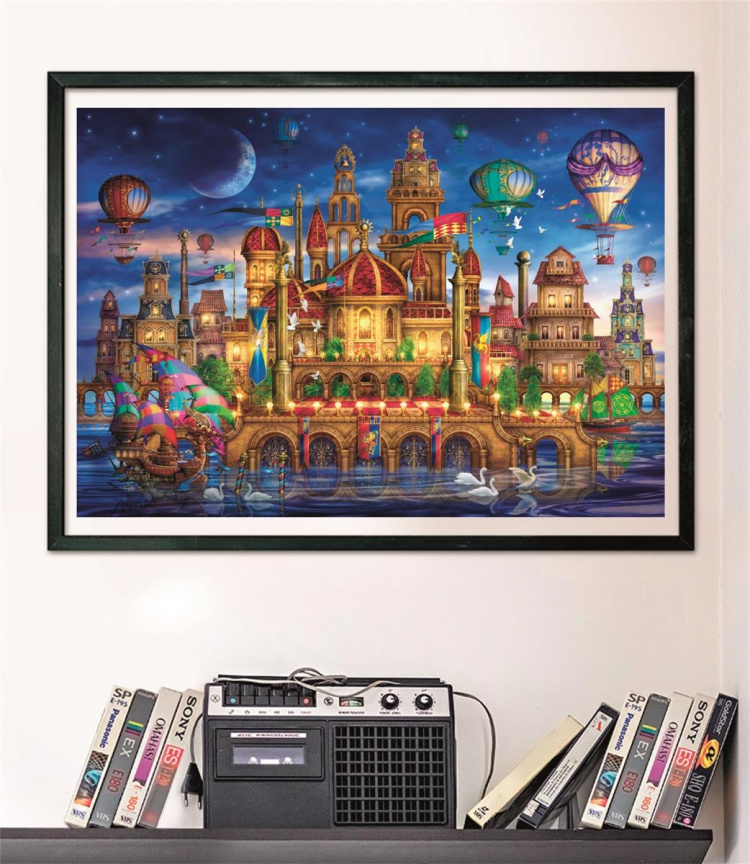 Clementoni 1000 stk CB Collection Downtown av høy kvalitet