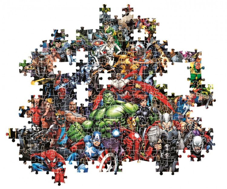 Clementoni 1000 brikker CB Impossible Puzzle Marvel Avengers Clementoni 1000 brikker CB Impossible Puzzle Marvel Avengers