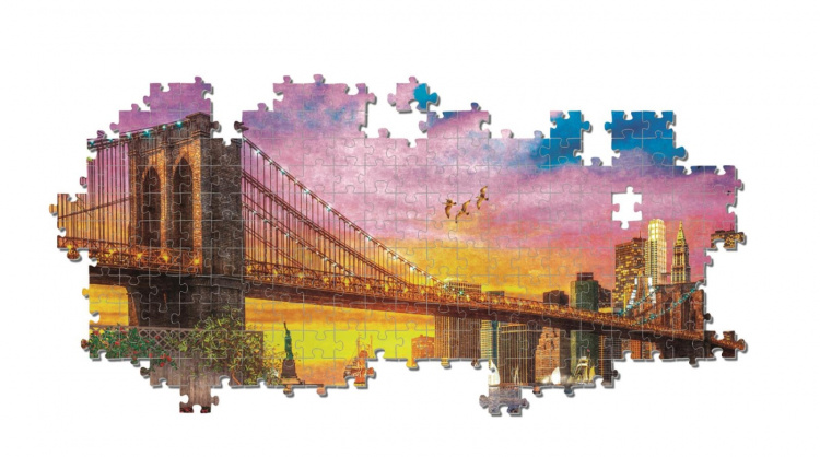 Clementoni 3000 stk Høykvalitets kolleksjon Manhattan Balkong Solnedgang