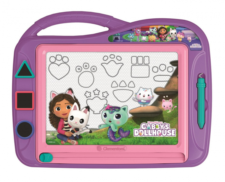 Clementoni Magnetisk tavle Gabbys dukkehus Clementoni Magnetisk tavle Gabbys dukkehus