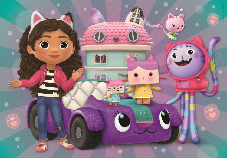 Clementoni 2x20 stk Puslespill Kids Gabbys dukkehus