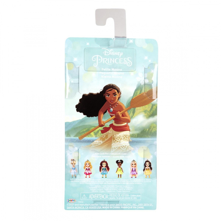 JAKKS Pacific Disney Princess 6 tommers liten dukke med kam Vaiana JAKKS Pacific Disney Princess 6 tommers liten dukke med kam Vaiana