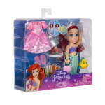 JAKKS Pacific Disney Princess 6-tommers Petite Doll med ekstra mote og tilbehør Sea to Land Ariel