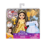 JAKKS Pacific Disney Princess 6 tommers liten dukke med ekstra mote og tilbehør Be Our Guest Belle