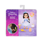 JAKKS Pacific Disney Princess 6 tommers liten dukke med ekstra mote og tilbehør Be Our Guest Belle