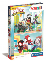 Clementoni 2x20 brikker Puslespill Spidey og hans fantastiske venner