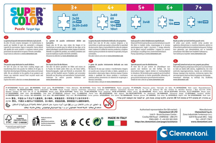 Clementoni 2x20 brikker Puslespill Spidey og hans fantastiske venner