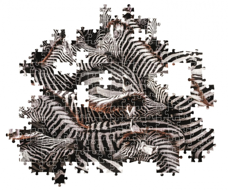 Clementoni 1000 stk CB høykvalitets samling National Geographics Zebraer