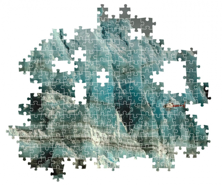 Clementoni 1000 stk CB Collection National Geographics Hubbard Glacier av høy kvalitet