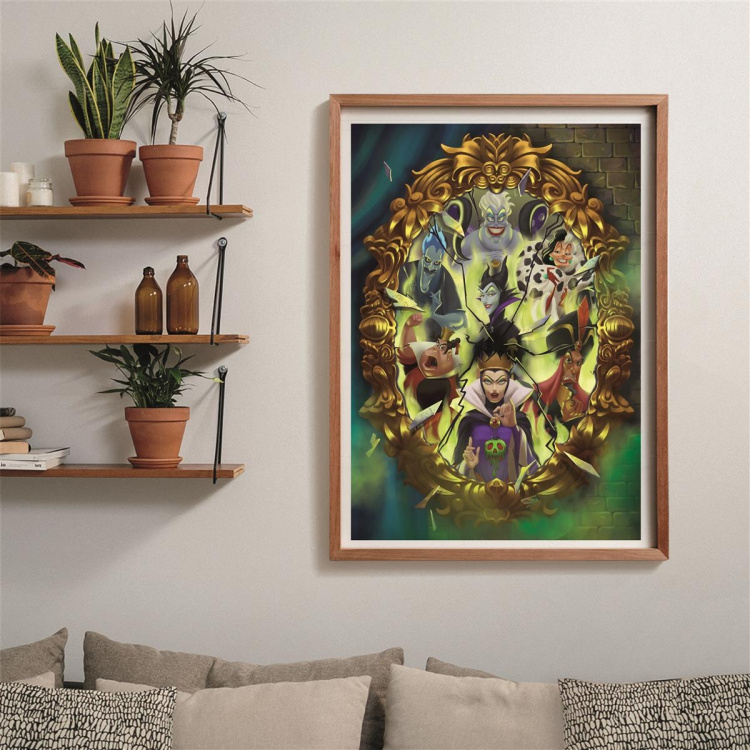 Clementoni 1000 stk CB Collection Disney Villains av høy kvalitet