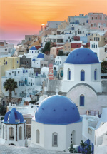 Clementoni 1000 stk CB Collection Santorini av høy kvalitet