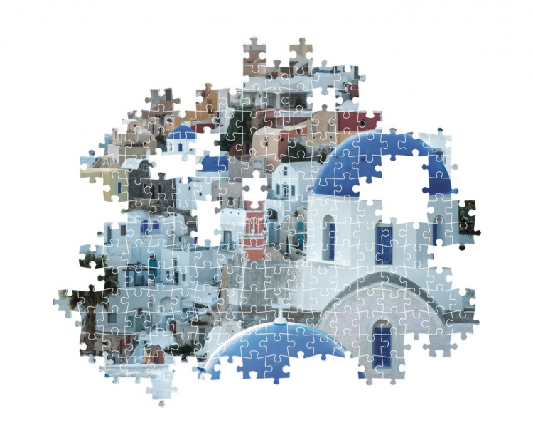 Clementoni 1000 stk CB Collection Santorini av høy kvalitet