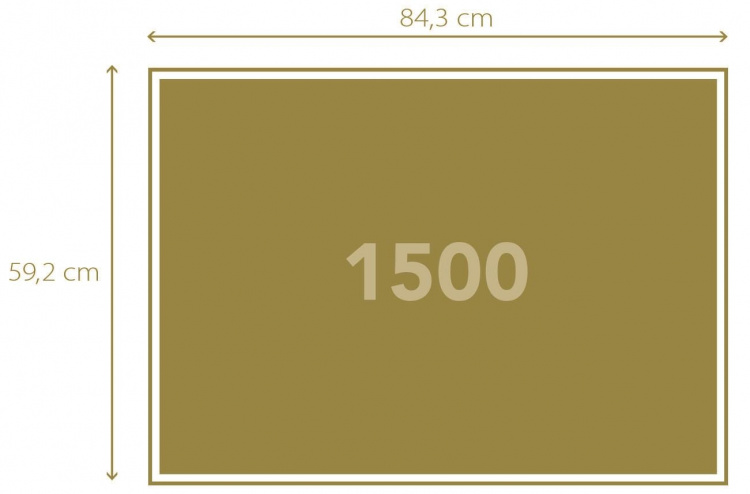 Clementoni 1500 stk CB Collection Roma av høy kvalitet