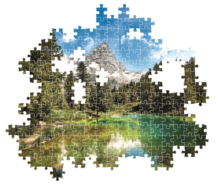 Clementoni 1500 stk CB Collection Blue Lake av høy kvalitet