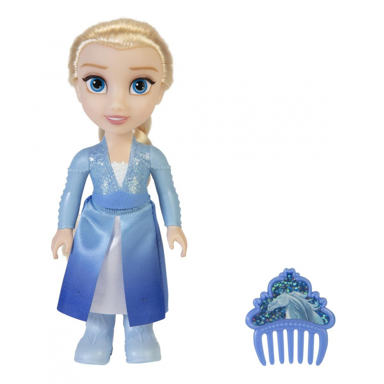 JAKKS Pacific Disney Frozen 6 tommers liten dukke med kam Eventyr Elsa