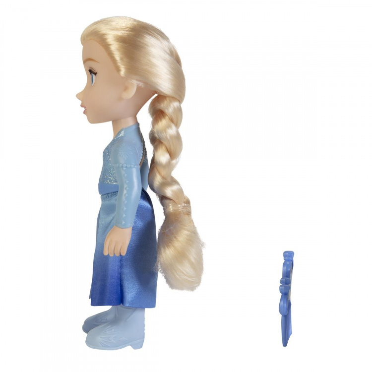 JAKKS Pacific Disney Frozen 6 tommers liten dukke med kam Eventyr Elsa