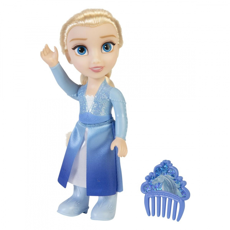 JAKKS Pacific Disney Frozen 6 tommers liten dukke med kam Eventyr Elsa