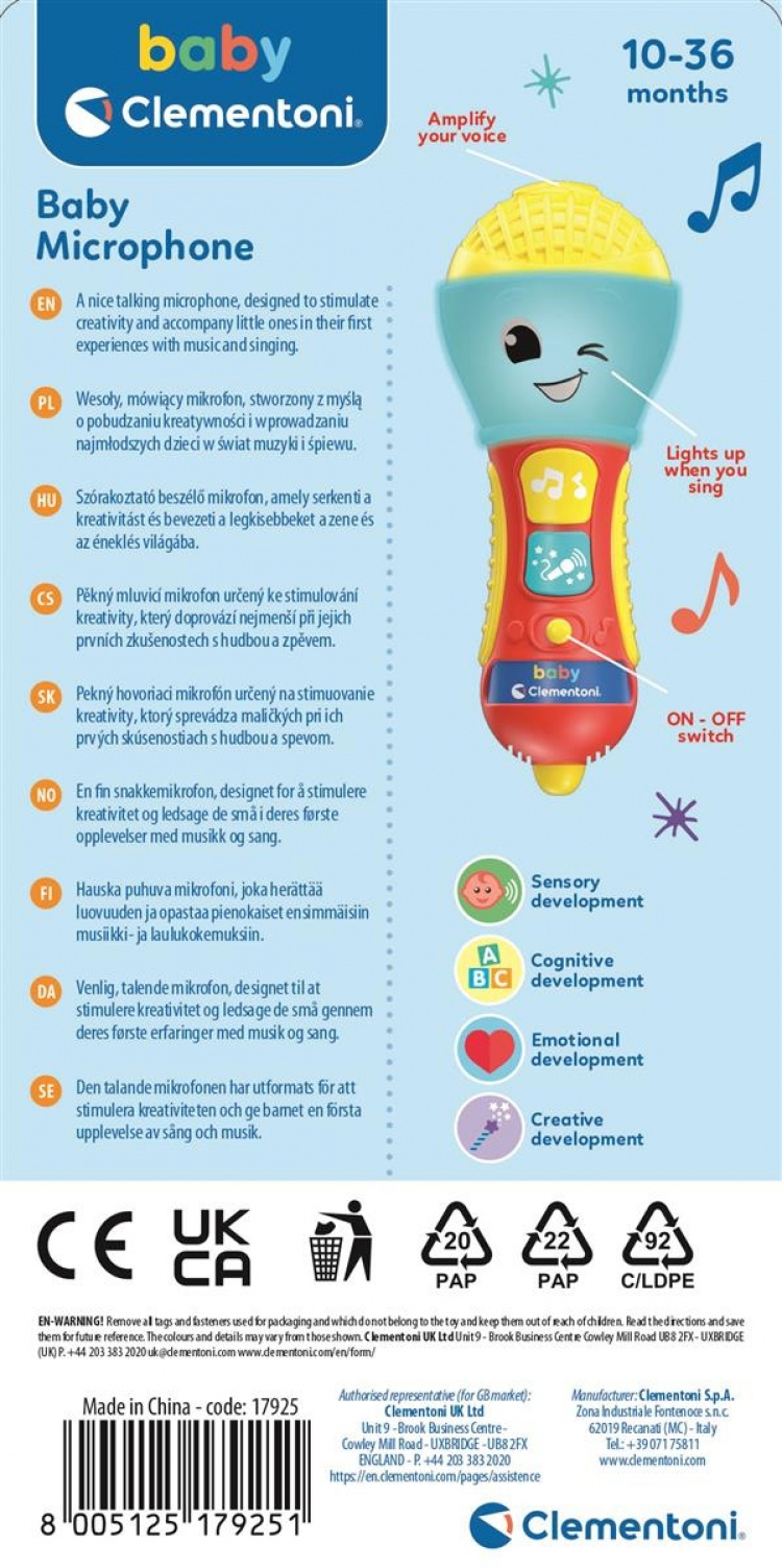 Clementoni Babymikrofon