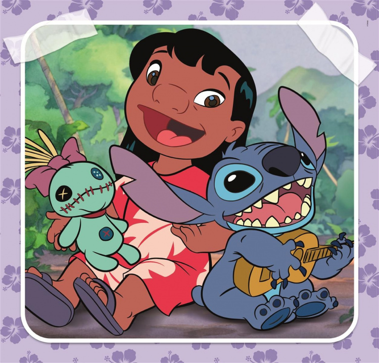 Clementoni 3X48 stk Puslespill Disney Stitch