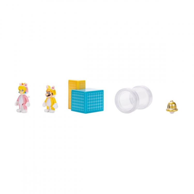 JAKKS Pacific Super Mario 2,5 tommers diorama-sett 3D World