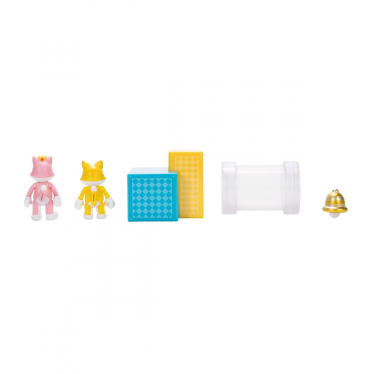 JAKKS Pacific Super Mario 2,5 tommers diorama-sett 3D World