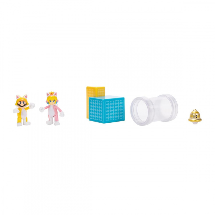 JAKKS Pacific Super Mario 2,5 tommers diorama-sett 3D World