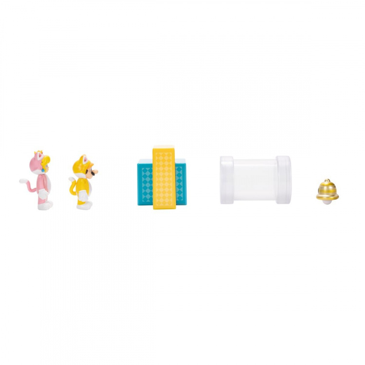 JAKKS Pacific Super Mario 2,5 tommers diorama-sett 3D World