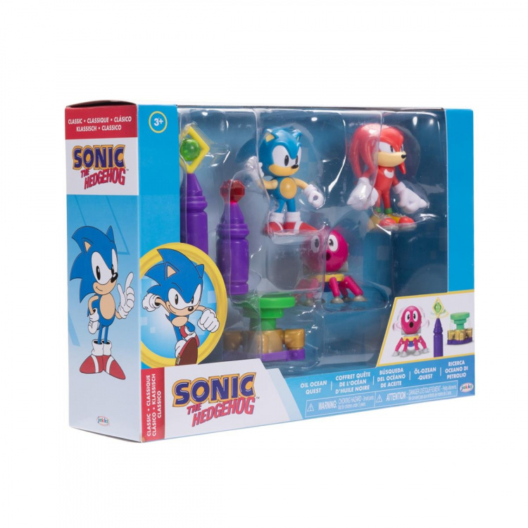 JAKKS Pacific Sonic the Hedgehog 2,5 tommers diorama-sett Oljehavet
