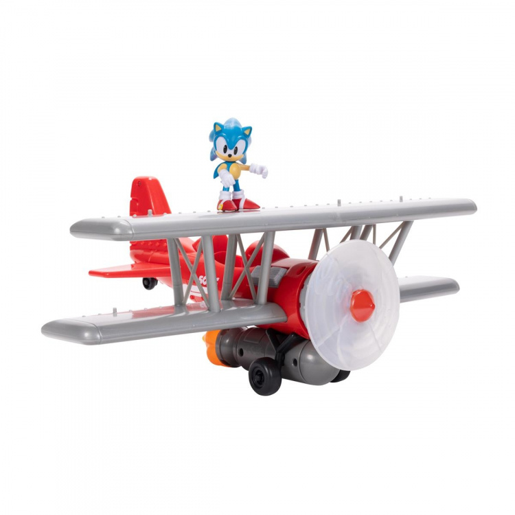 JAKKS Pacific Sonic the Hedgehog 2,5 tommers lekesett Tornado Biplane