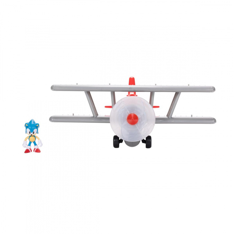 JAKKS Pacific Sonic the Hedgehog 2,5 tommers lekesett Tornado Biplane