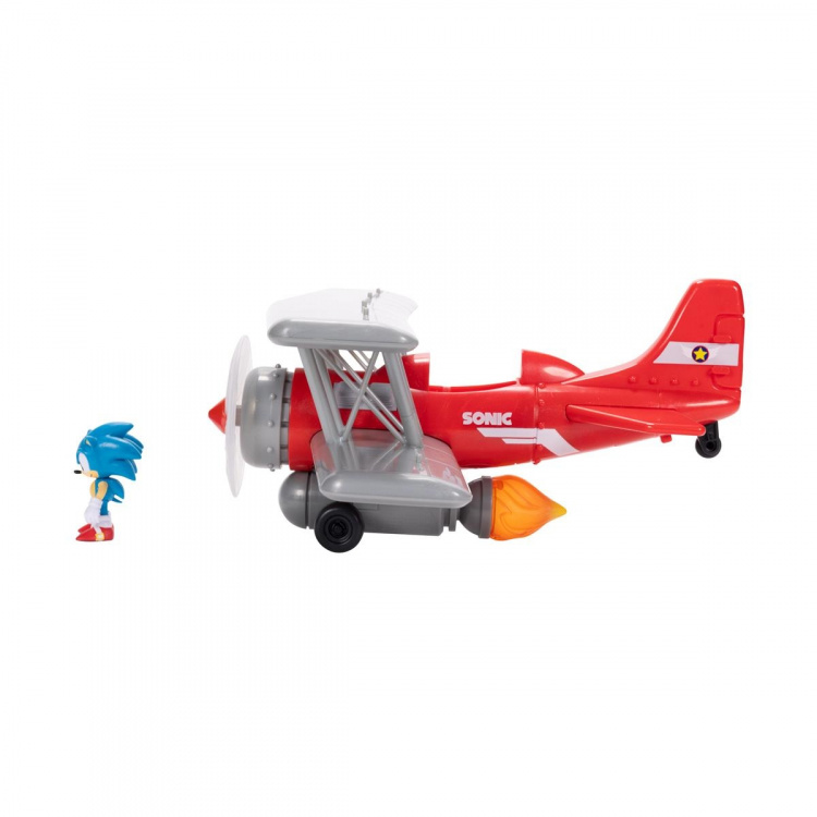 JAKKS Pacific Sonic the Hedgehog 2,5 tommers lekesett Tornado Biplane