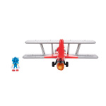 JAKKS Pacific Sonic the Hedgehog 2,5 tommers lekesett Tornado Biplane