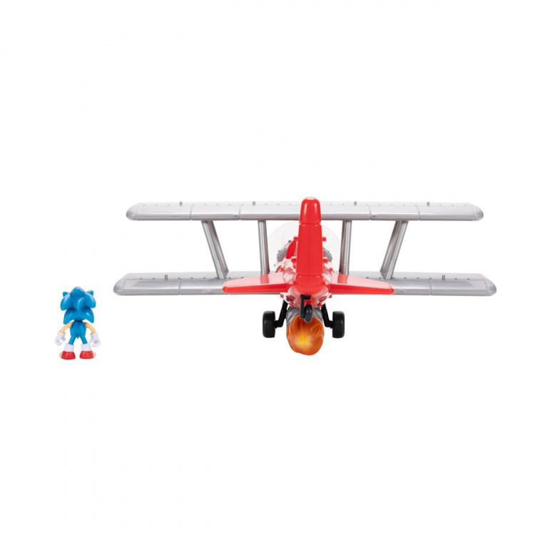 JAKKS Pacific Sonic the Hedgehog 2,5 tommers lekesett Tornado Biplane