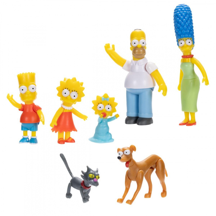 JAKKS Pacific The Simpsons 2,5 tommers figur multipakke
