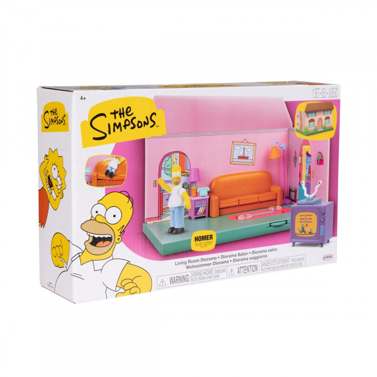 JAKKS Pacific The Simpsons 2,5 tommers lekesett Simpsons stue