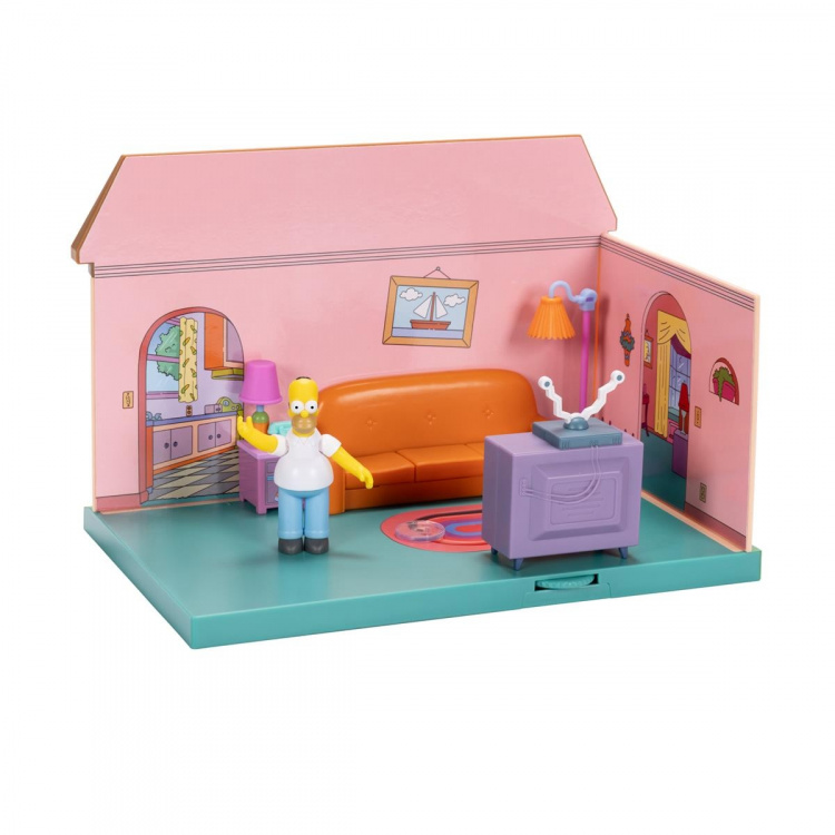 JAKKS Pacific The Simpsons 2,5 tommers lekesett Simpsons stue