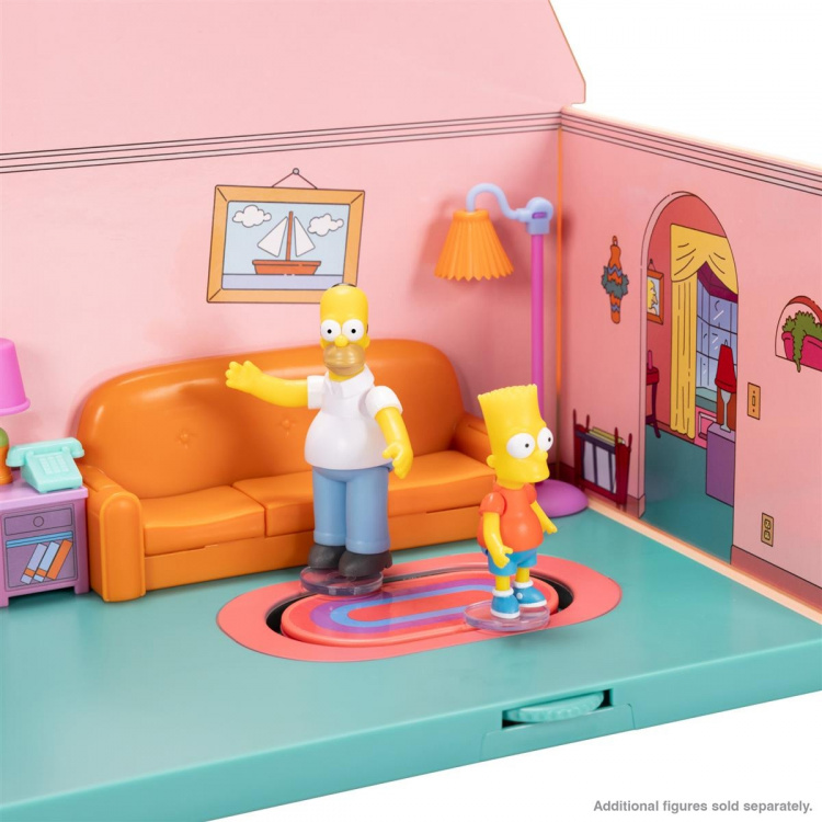 JAKKS Pacific The Simpsons 2,5 tommers lekesett Simpsons stue